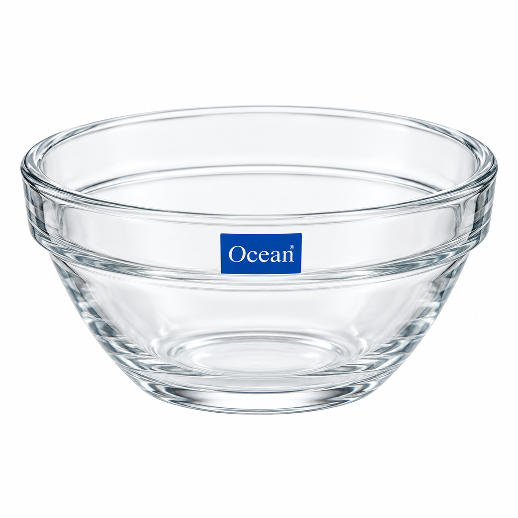 Ocean Glass Stack Bowl - 6 Inch
