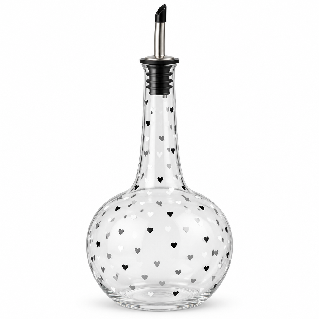 Decorative Glass Oil Dispenser – 1 Litre