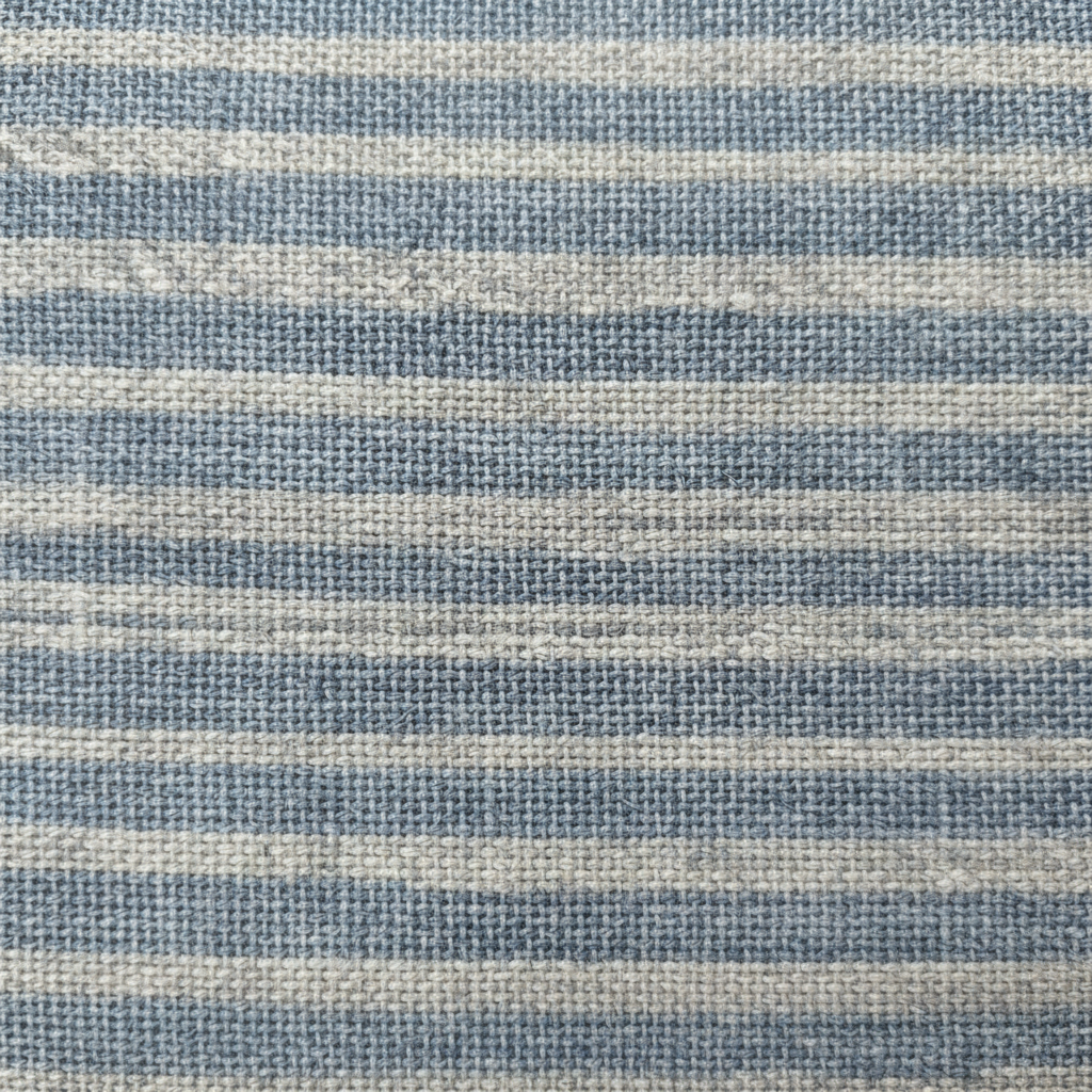 Striped Cushion Blue & Cream - 40cm