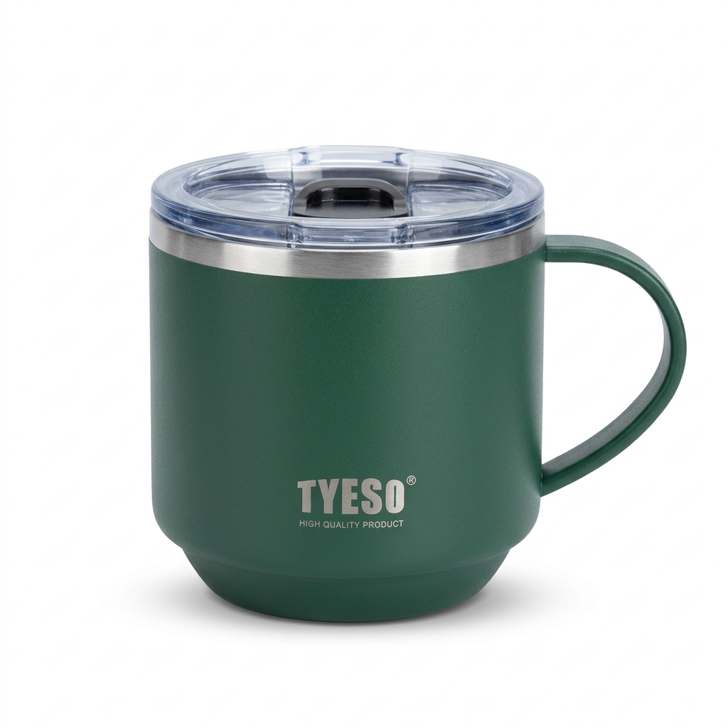 Tyeso Vacuum Mug Dark Green - 330ml
