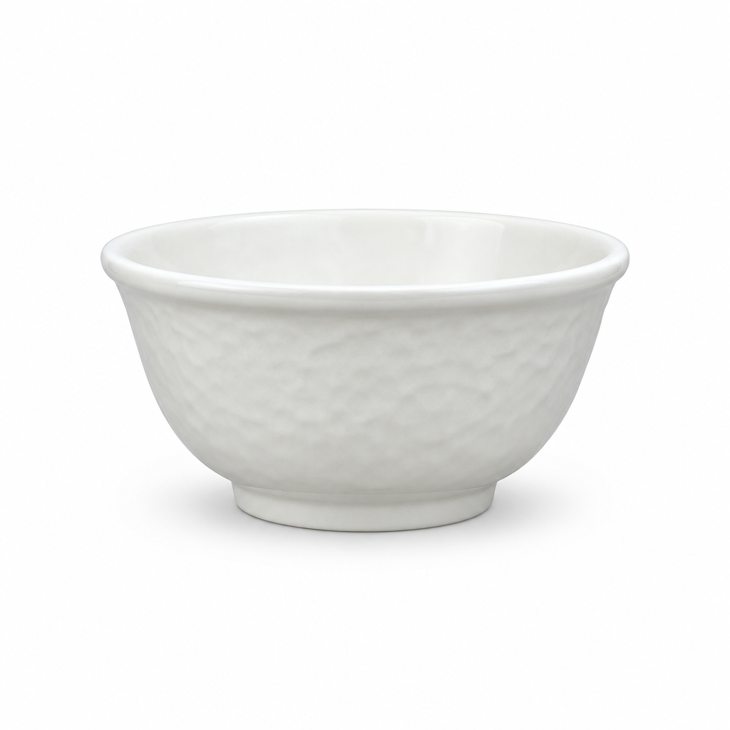 Elite Melamine Bowl, White - 4.75 Inch