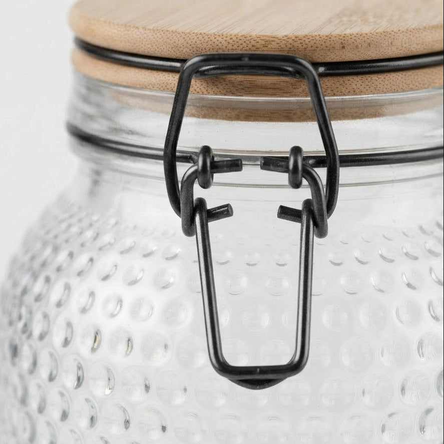 House Mart Glass Jar with Clip Lid - 1900ml