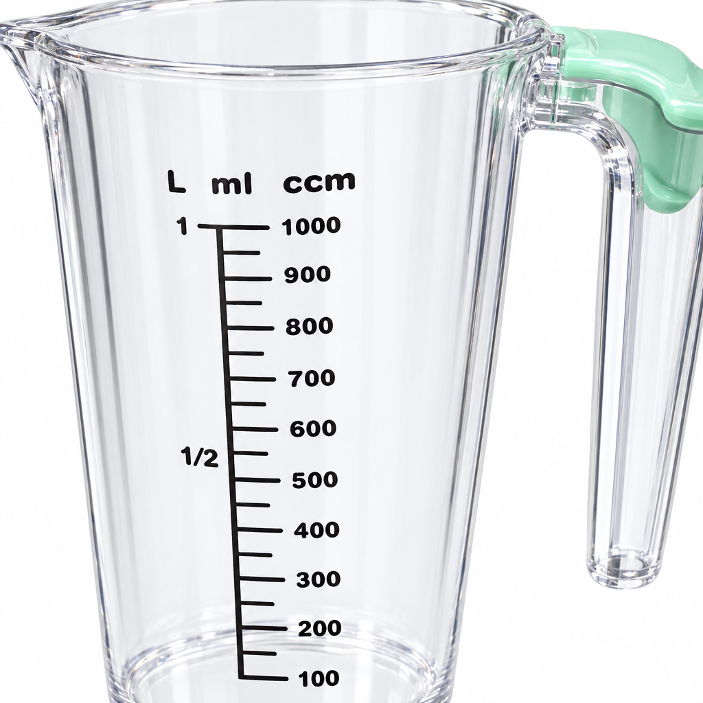 PC Plastic Measuring Jug - 1000ml