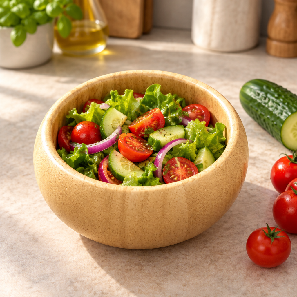 Billi Wooden Salad Bowl - 16cm