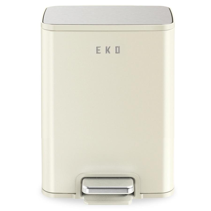 Eko Marina Stainless Steel Step Bin, 20 L, Vanilla