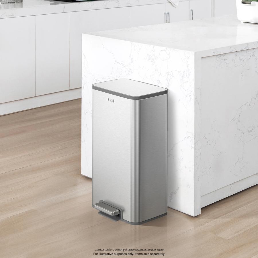 Eko Marina Stainless Steel Step Bin, 30 L