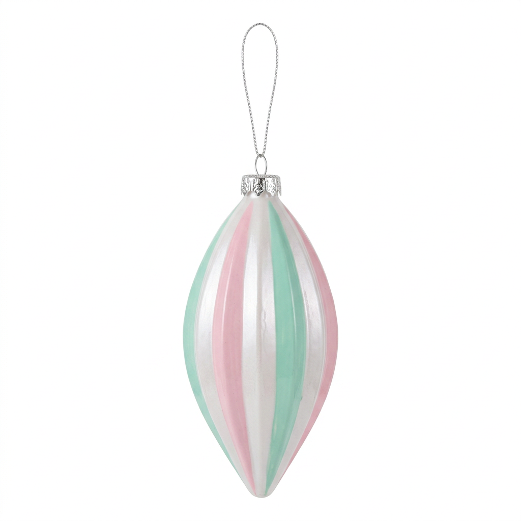 Plastic Christmas Hanging Decoration - 10cm