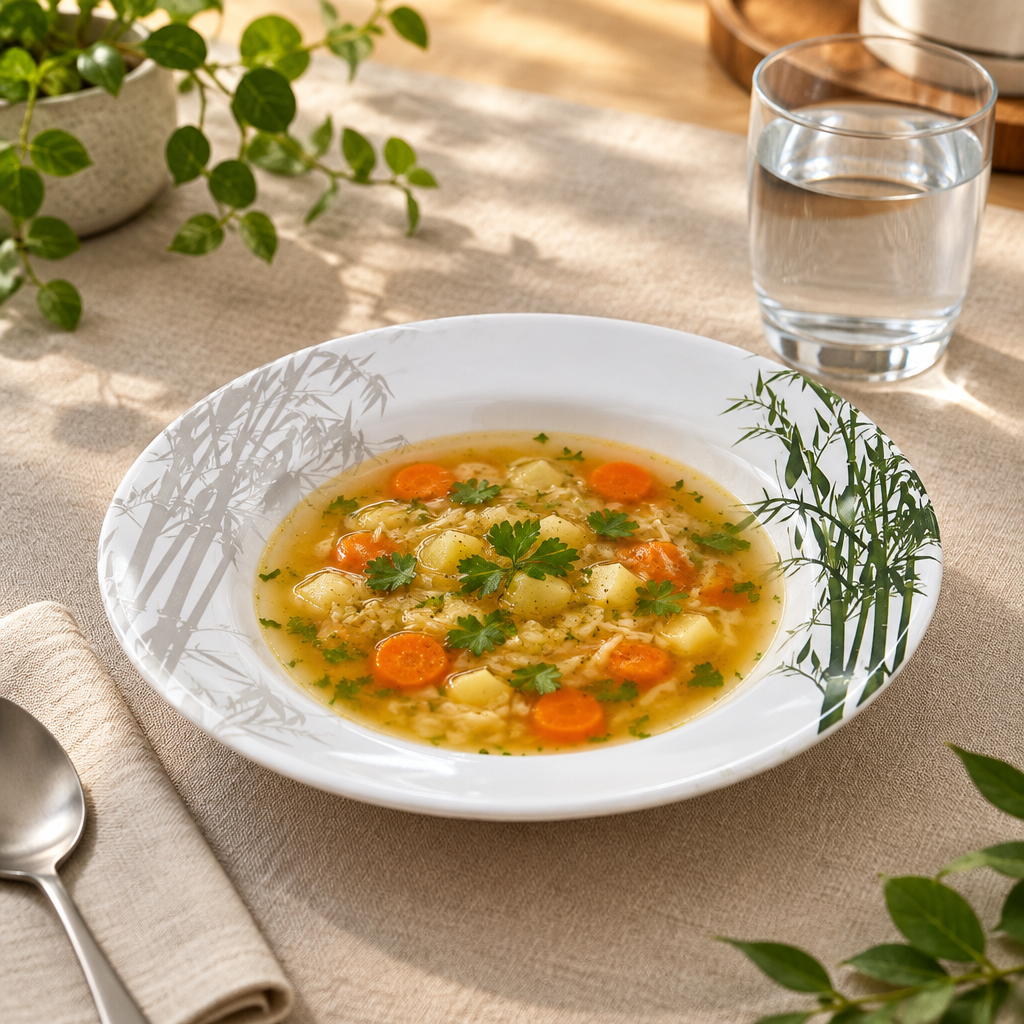 Dine Melamine Soup Plate - 8 Inch
