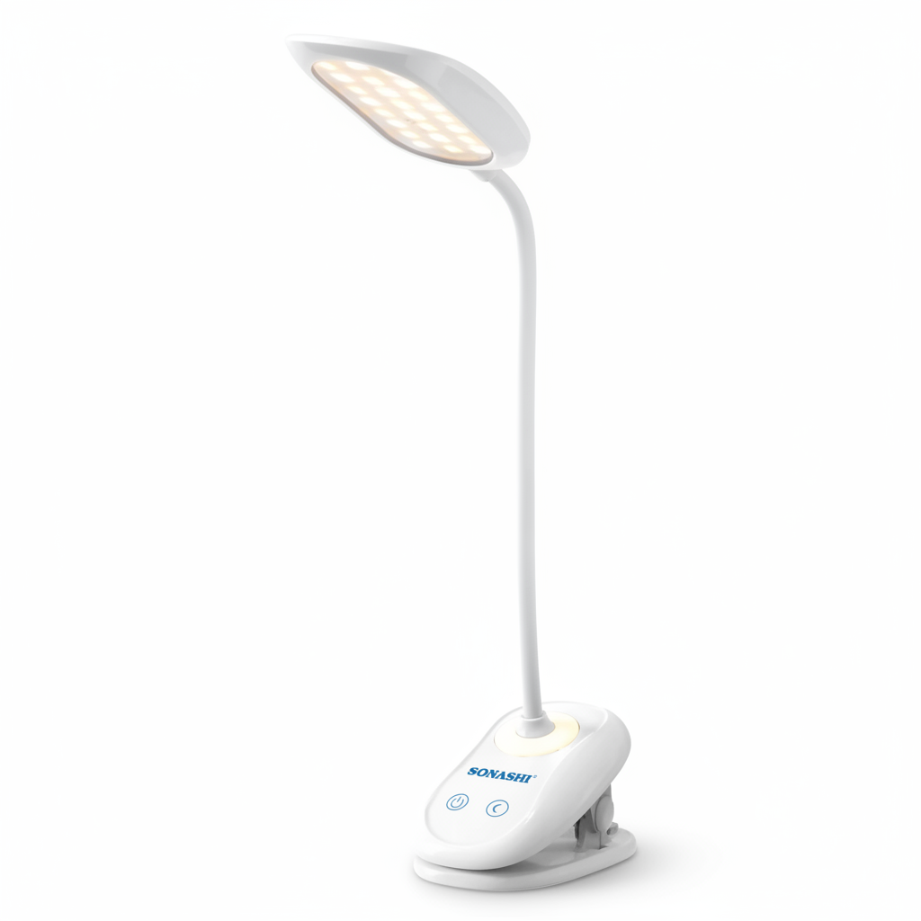 Sonashi Rechargeable LED Clip Lamp