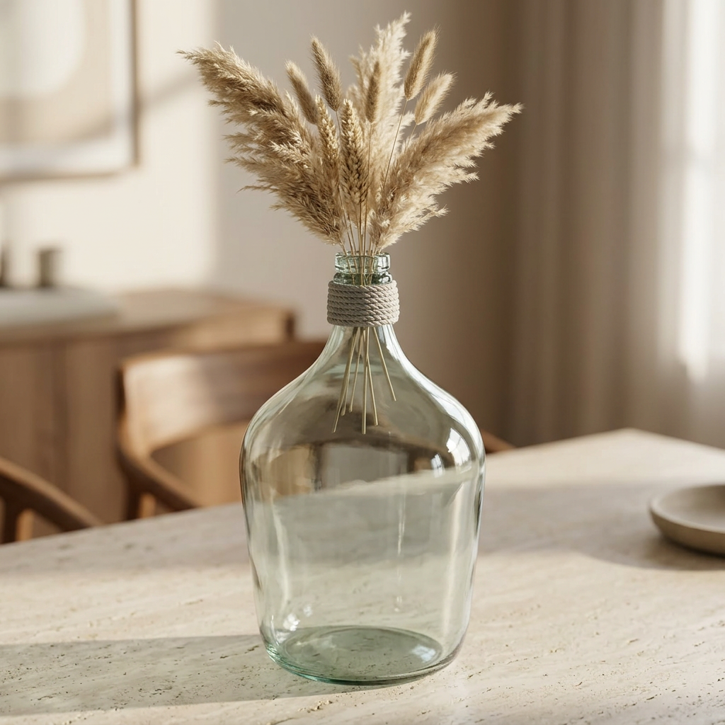 Glass Flower Vase - 4 Litres