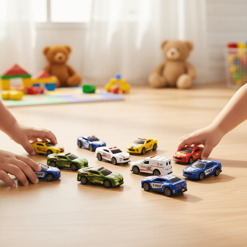 399Toys Die - Cast Pull Back Car Set 1:64 – Police, Fire & Race Cars (12 Pcs) - Al Kabayel Discount Centre399Toys Die - Cast Pull Back Car Set 1:64 – Police, Fire & Race Cars (12 Pcs)Toys399TOYSAl Kabayel Discount Centre