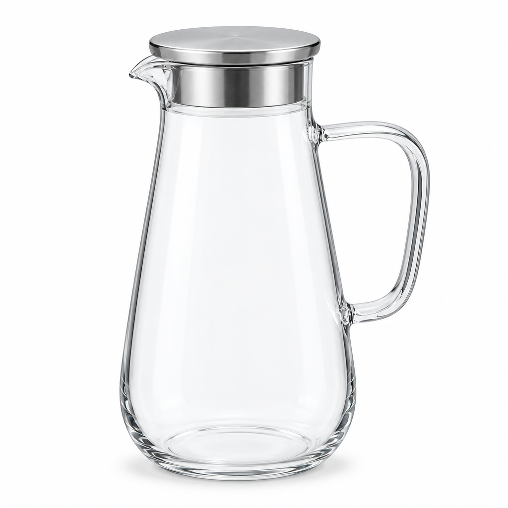Diamonds Glass Jug with Lid – 1.7 Litres