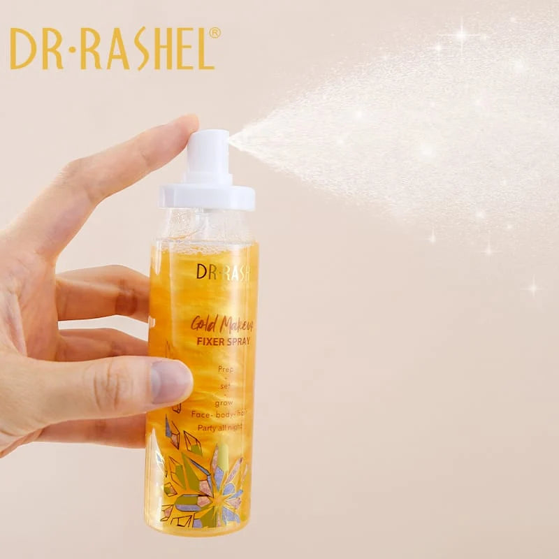 Dr.Rashel Lightweight & Moisturizing Gold Makeup Fixer Spray 100ml