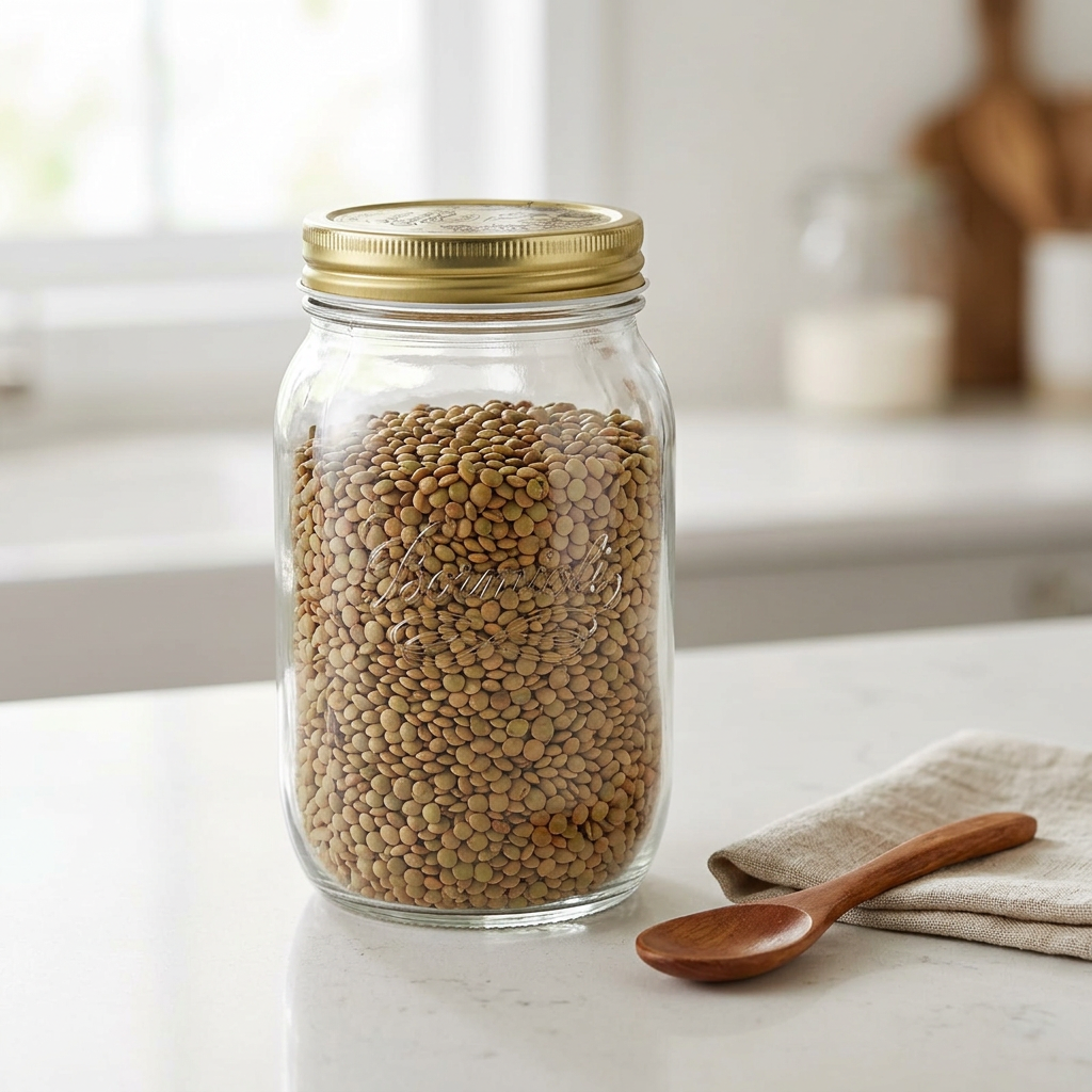 Bormioli Rocco Glass Storage Jar - 1 Litre
