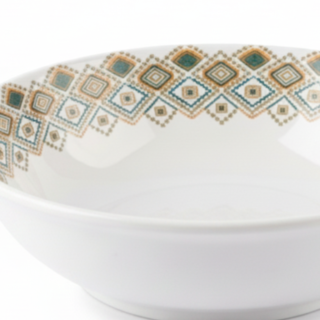 Henlee Melamine Soup Bowl White - 7.5 Inch
