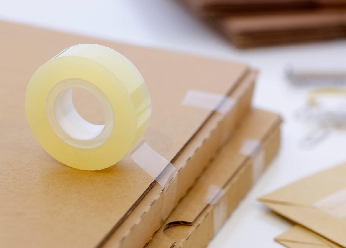 3M Scotch Economy Transparent Tape,18mm x 33 metres Clear, (1 Roll, 3/4 Inch x 33 Metres) Perfect For Daily Office, Home and School Use. - Al Kabayel Discount Centre3M Scotch Economy Transparent Tape,18mm x 33 metres Clear, (1 Roll, 3/4 Inch x 33 Metres) Perfect For Daily Office, Home and School Use.Tapes & Packaging Tapes3MAl Kabayel Discount Centre