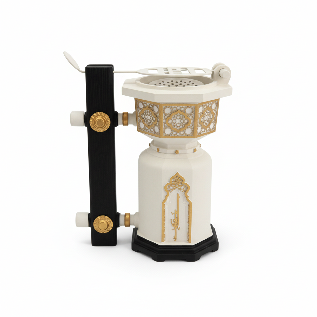 Chalk Incense Burner Cream - 15×9cm
