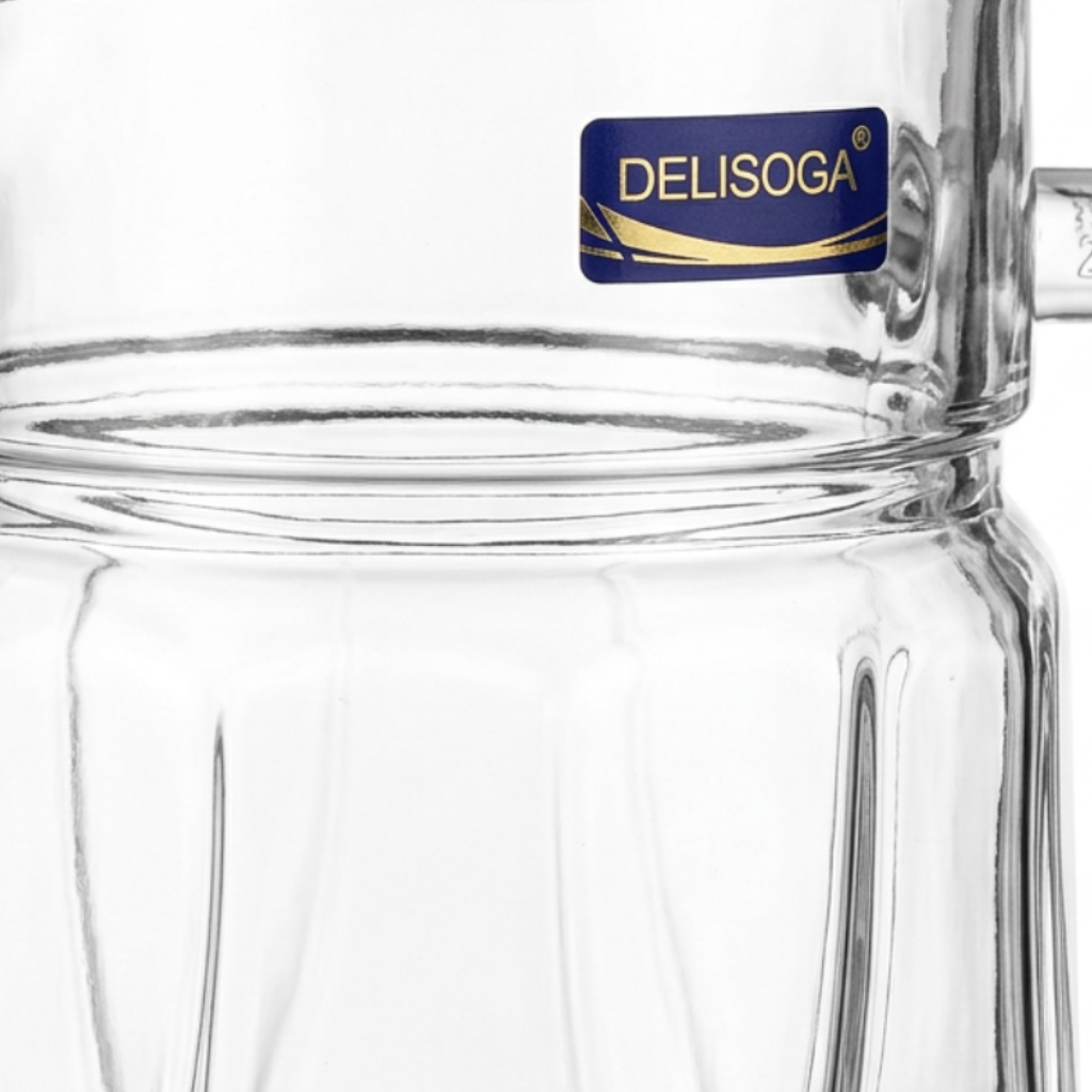 Delisoga Glass Jug with Handle – 1.7 Litres