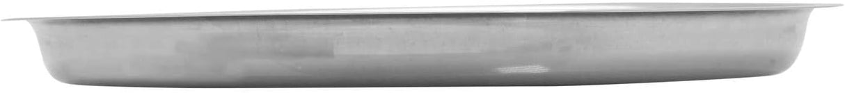 Raj Stainless Steel Round Dinner Plate 33cm | Silver | TP0014
