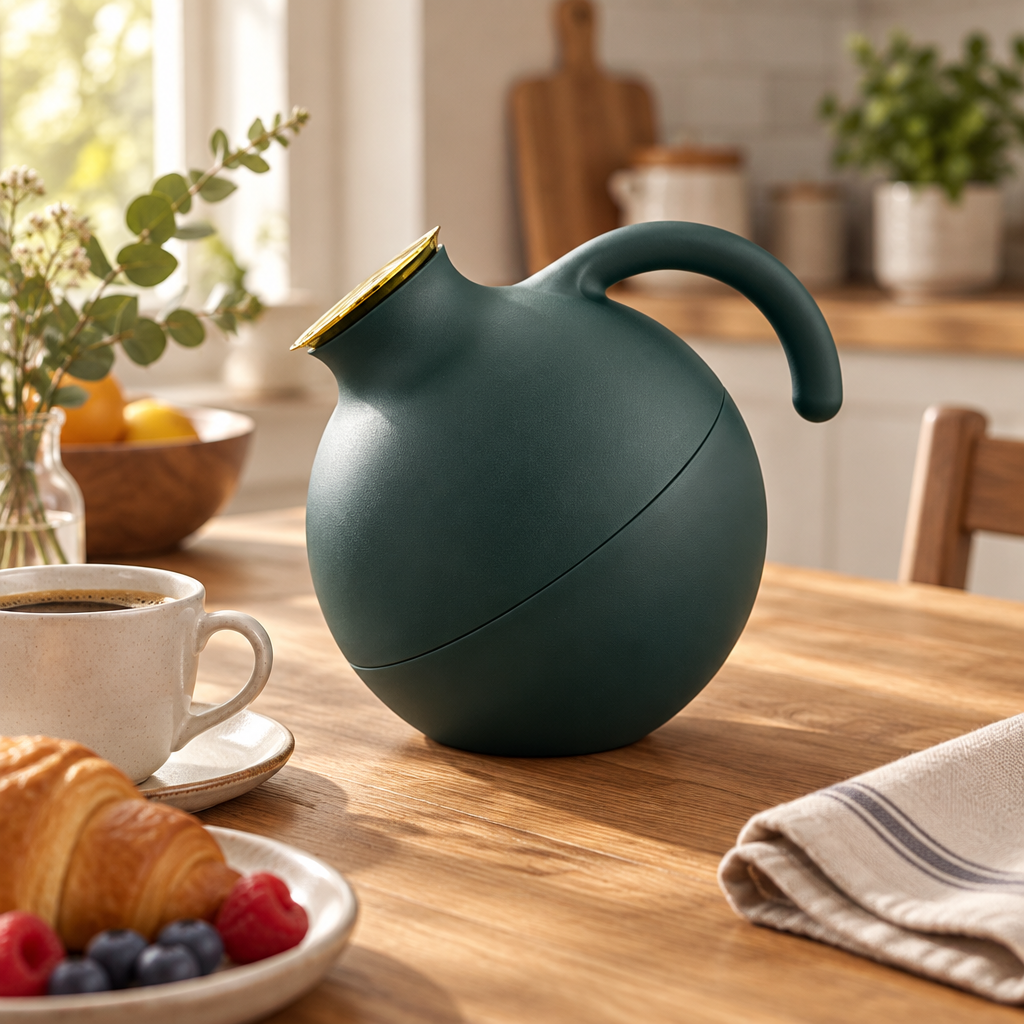 Eva Solo Vacuum Flask Dark Green - 1 Litre