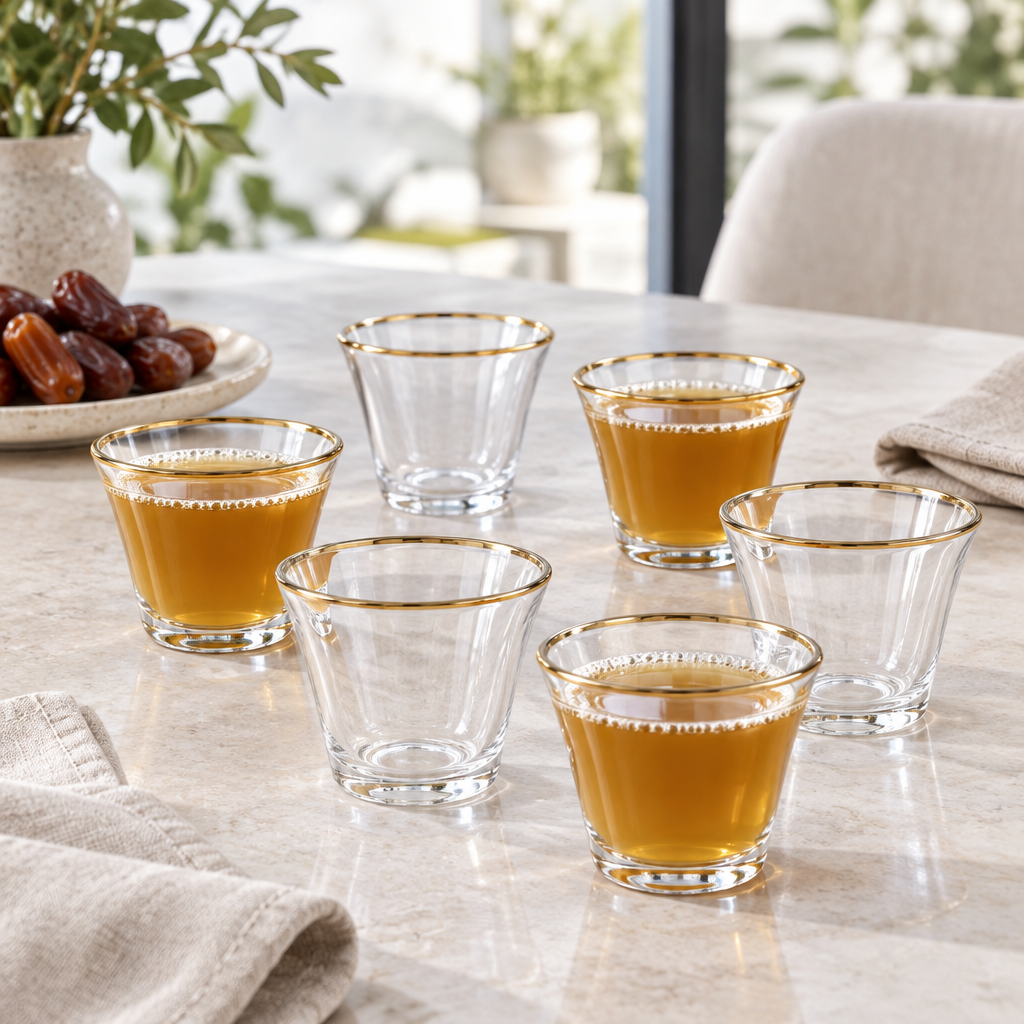 Orchid Glass Cawa Cup 12 Piece Set - 60ml