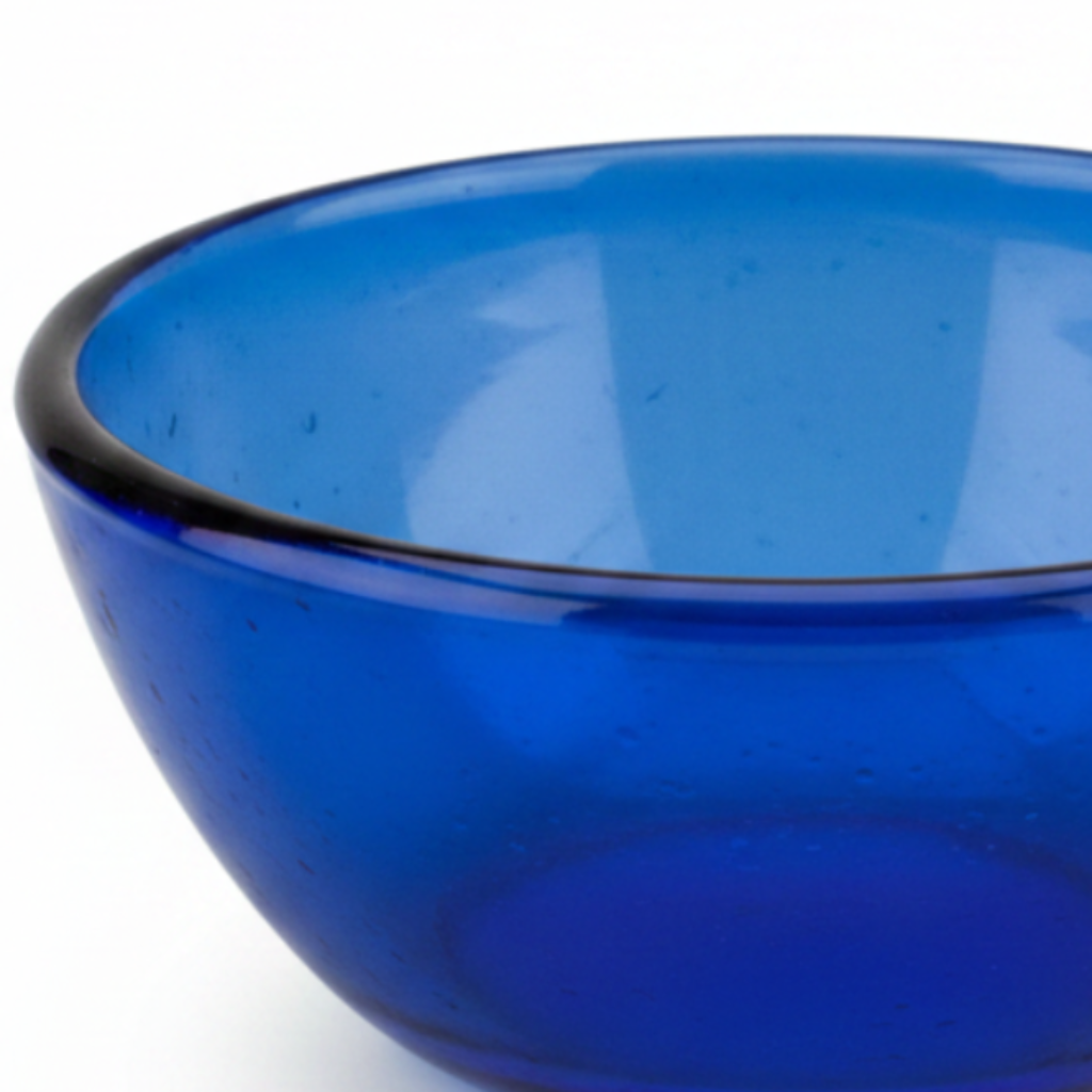 Borosil Tinted Glass Bowl Blue - 3.5 Inch