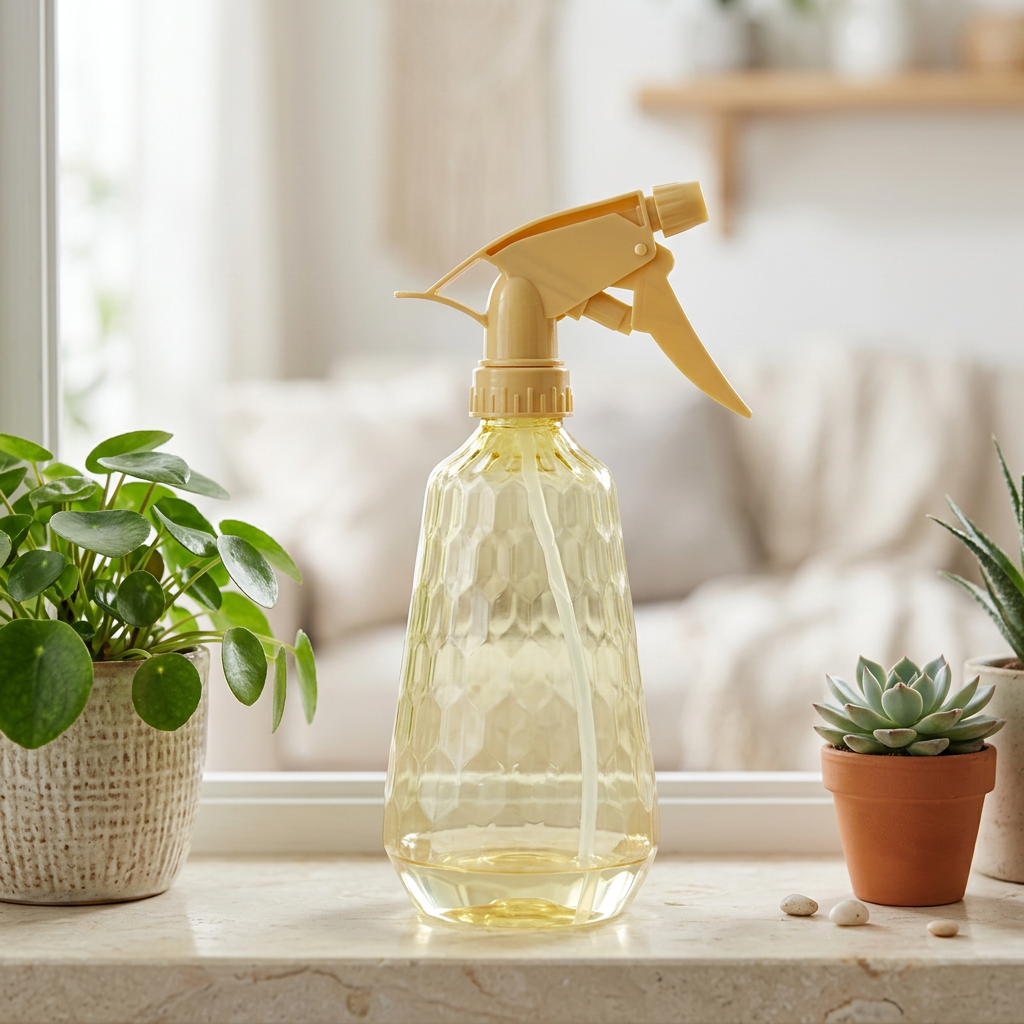 Plastic Garden Trigger Spray Bottle Yellow - 750ml