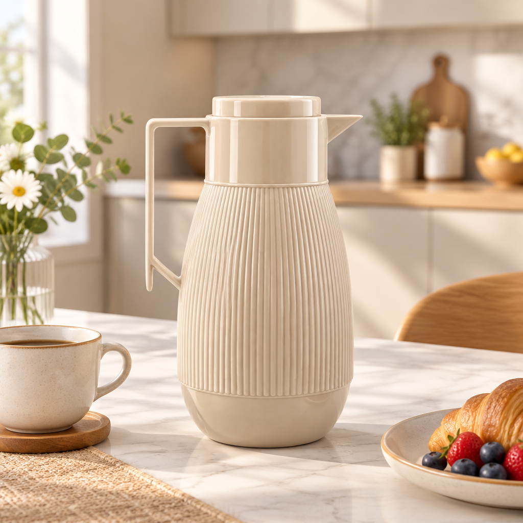 Uniqui Ribbed Vacuum Flask - 1000ml