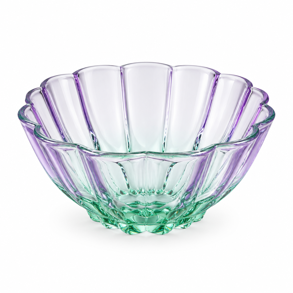Fluted Glass Bowl - 15cm