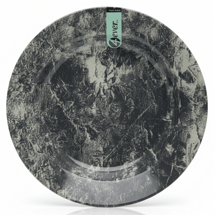 4Ever Melamine Large Brown Cream Crackle Soup Plate Spacious Deep Plate for Hearty Meals – 10 Inch - Al Kabayel Discount Centre4Ever Melamine Large Brown Cream Crackle Soup Plate Spacious Deep Plate for Hearty Meals – 10 InchPlates4EVERAl Kabayel Discount Centre