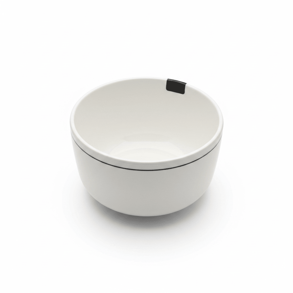 4Ever White Melamine Serving Bowl with Black Rim — 5.5 Inch - Al Kabayel Discount Centre4Ever White Melamine Serving Bowl with Black Rim — 5.5 InchBowls4EVERAl Kabayel Discount Centre