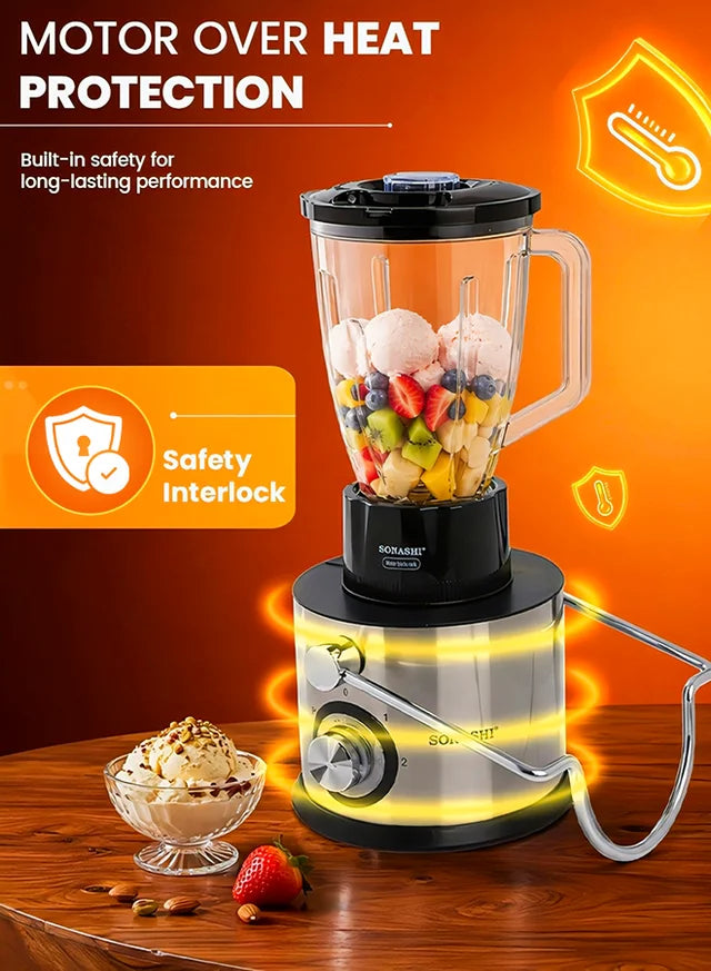 سوناشي عصّارة / خلاط قوي 4 في 1 SJB-401N