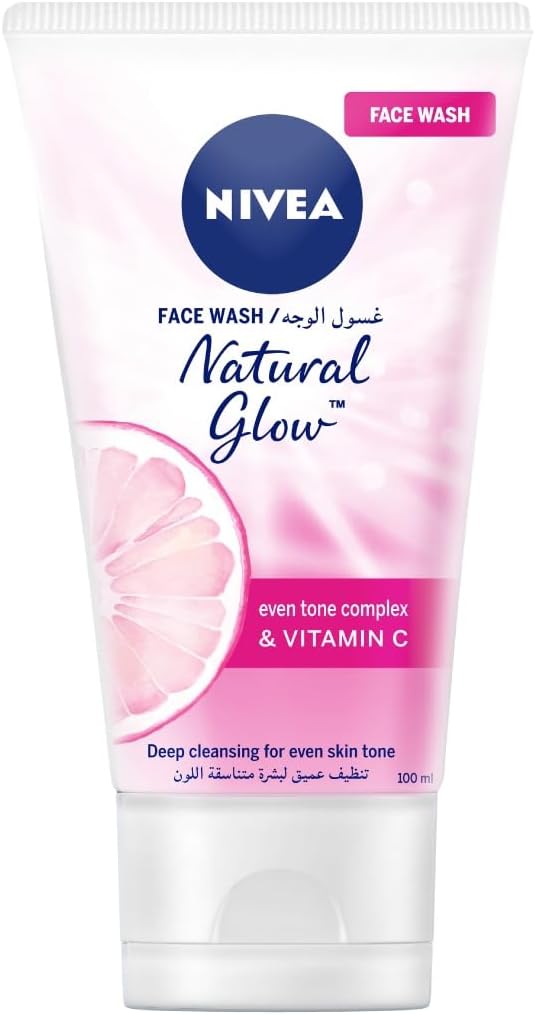 Nivea Face Wash Cleanser, Natural Fairness, Even Skin Tone, 100ml