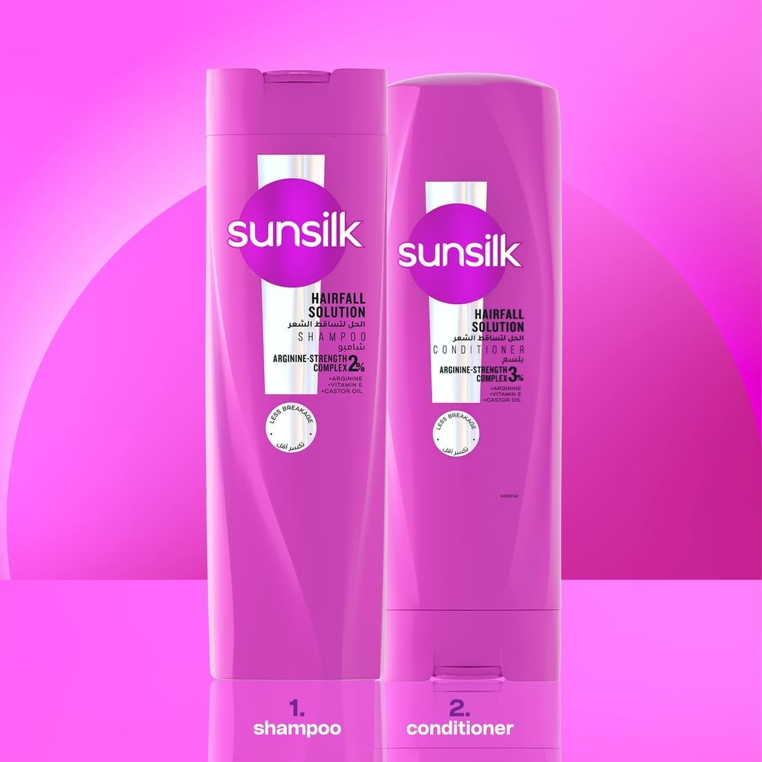 Sunsilk Hairfall Solution Shampoo with Arginine-Strength, 400 ml
