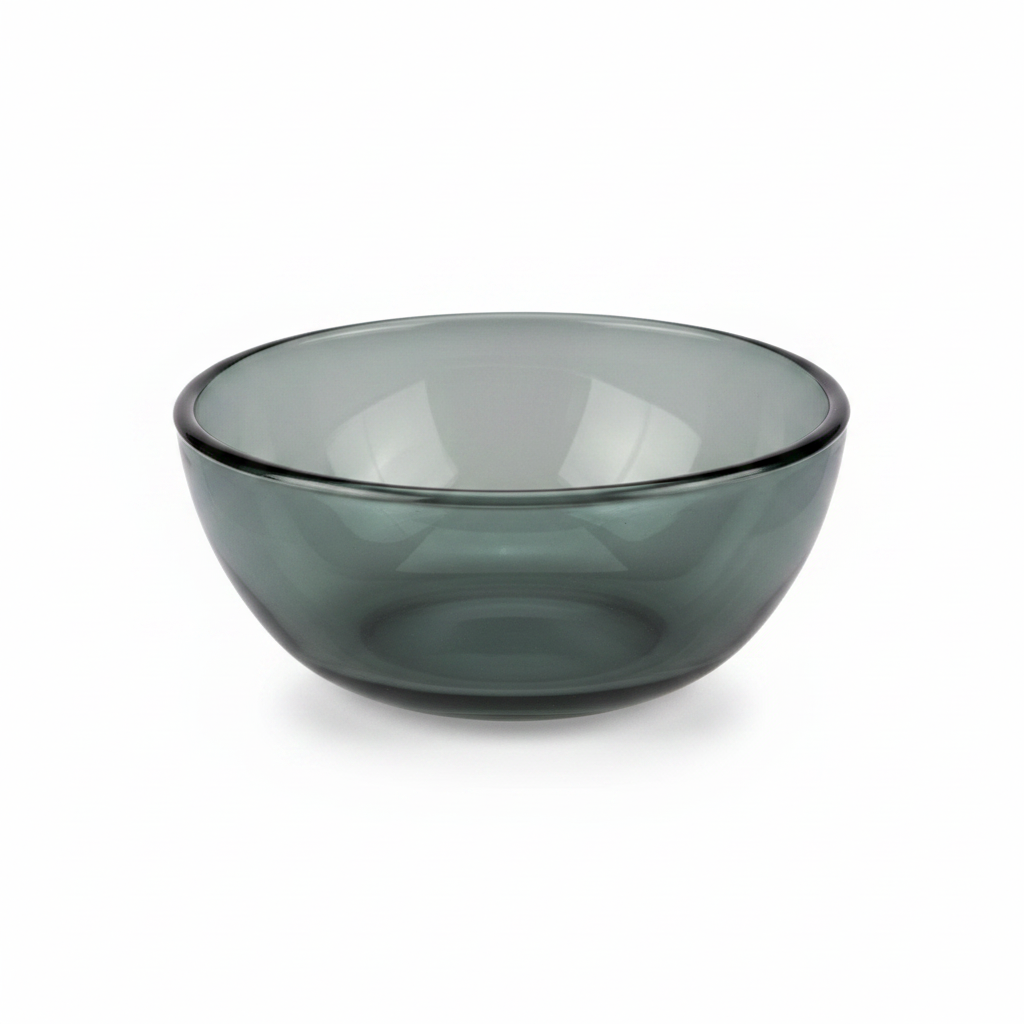 Borosil Tinted Glass Bowl Grey - 4.5 Inch