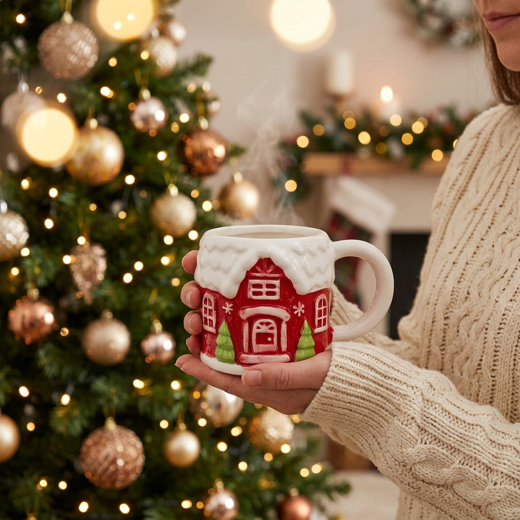 Ceramic Christmas Mug - 300ml