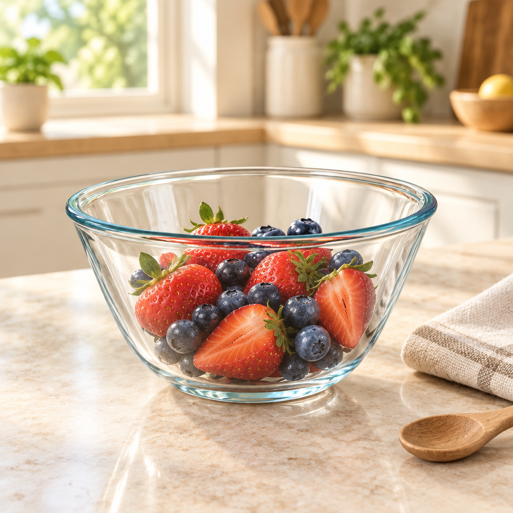 Nautilus Borosilicate Glass Bowl - 16cm