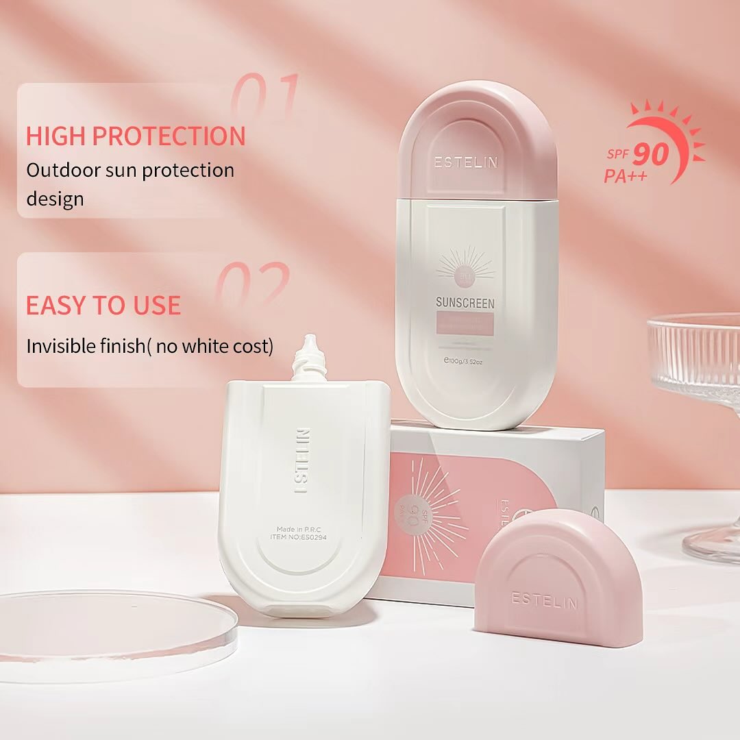 Estelin Fade Spots Bright Complete Sunscreen SPF90 PA++ – Niacinamide & Rosehip Oil Face Sunscreen 100g