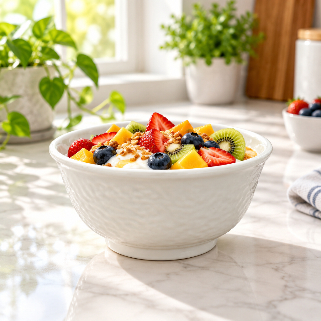 Elite Melamine Bowl White - 5.5 Inch