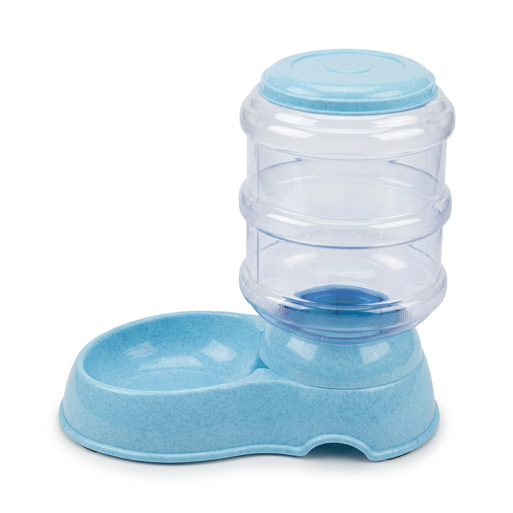 Plastic Pet Water Feeder Light Blue - 3.5 Litres