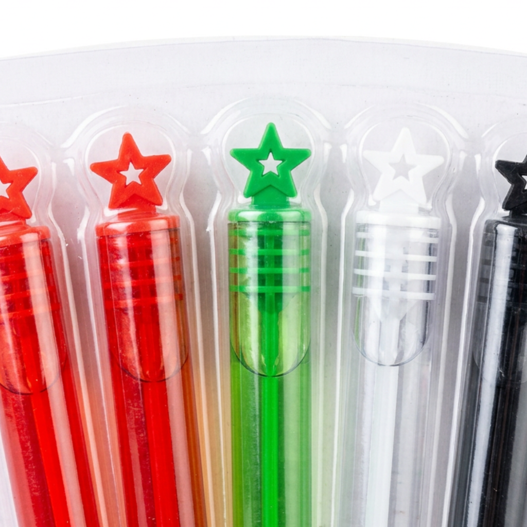 UAE Colours Bubble Wand Set 5 Pieces - 10cm