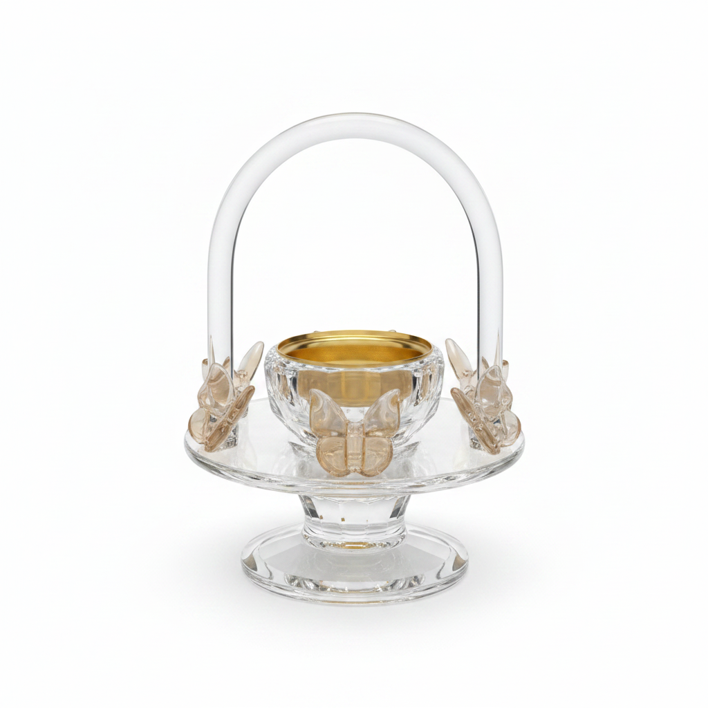 Glass Incense Burner - 15cm