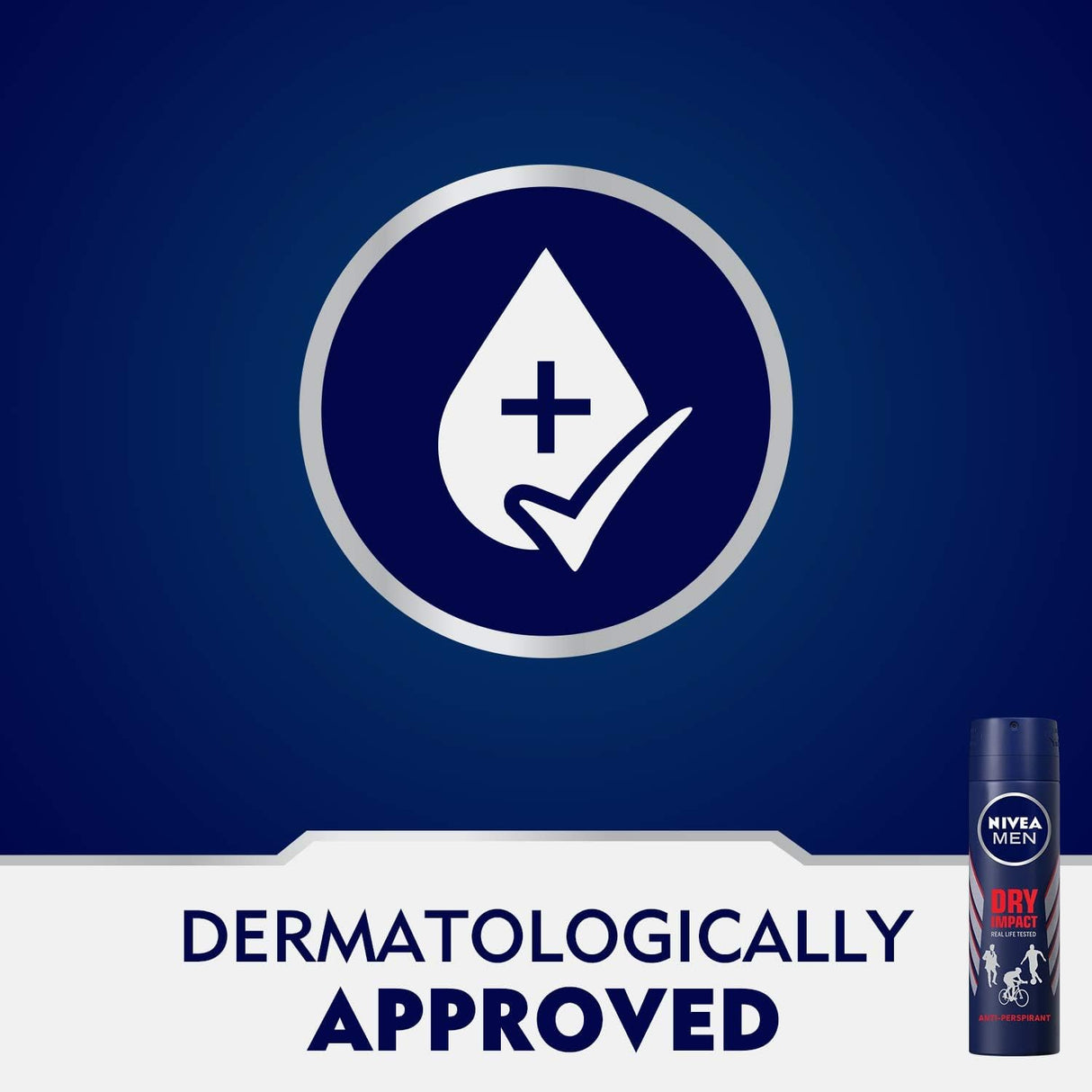 Nivea Men Dry Impact Antiperspirant Spray 150ml