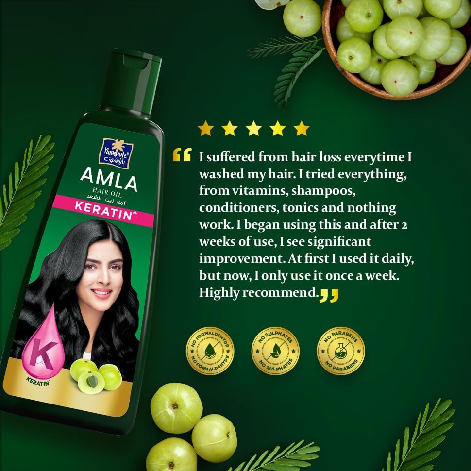 Parachute Amla Hair oil with Keratin 300ml