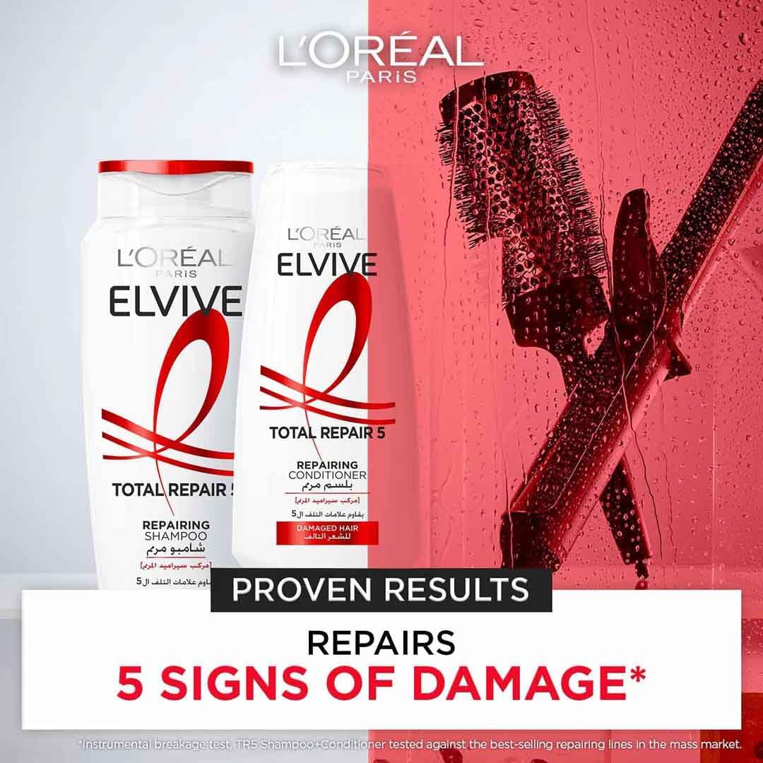 L’Oréal Paris Elvive Total Repair 5 Repairing Shampoo, 400 ml