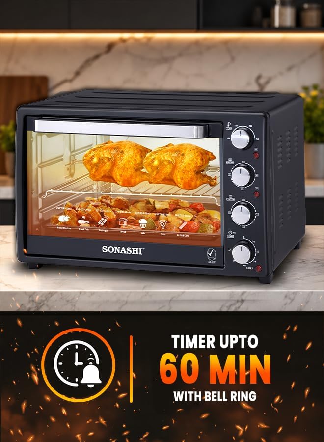 فرن كهربائي سوناثي 45 لتر - STO-735N