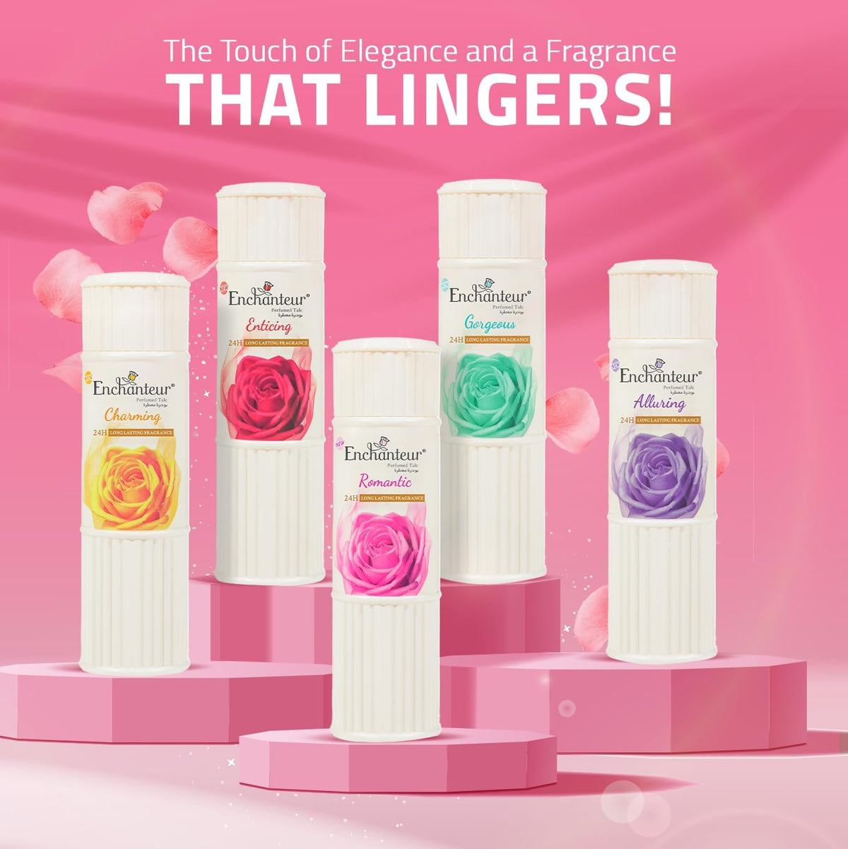 Enchanteur Romantic Talc Fragrance Powder, 125g
