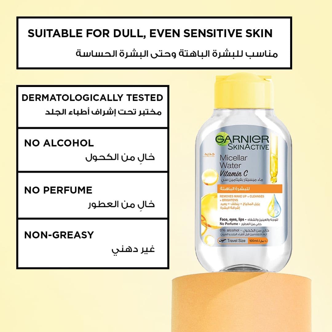 Garnier Skin Active Micellar Cleansing Water Vitamin C 100 ml
