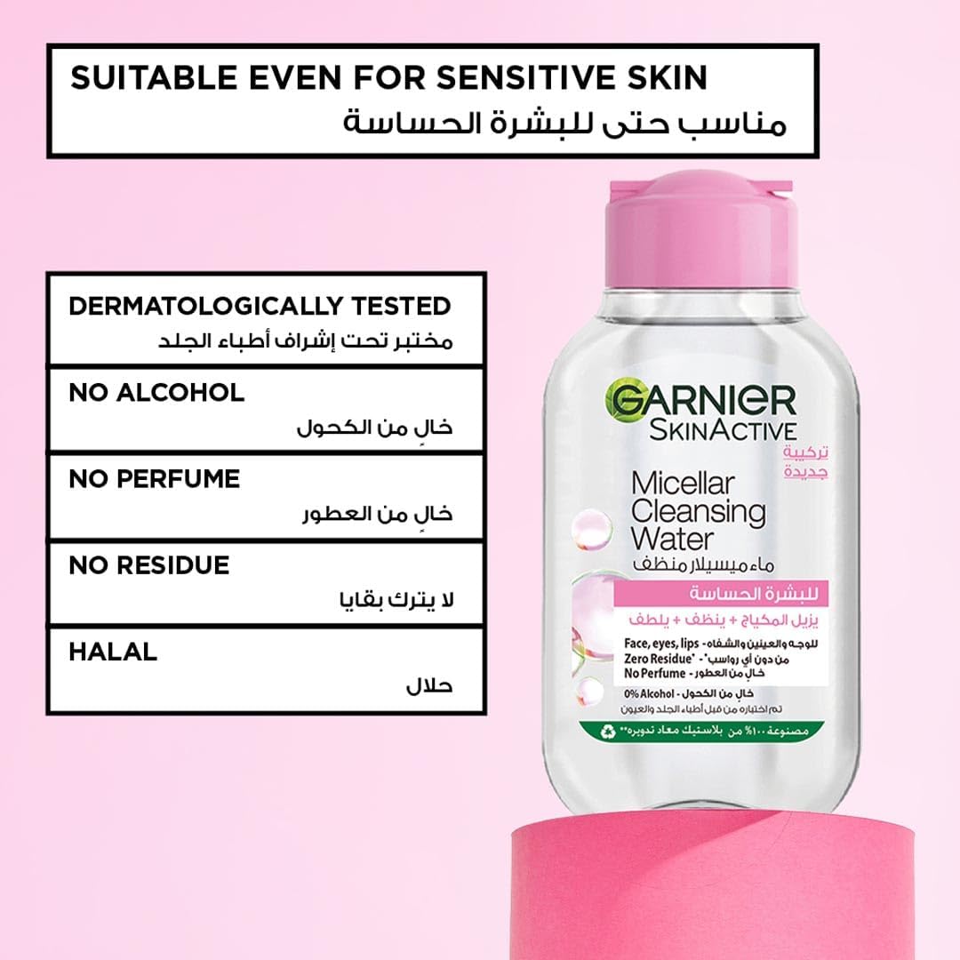 Garnier Micellar Water, Cleansing & Makeup Remover 100 ml
