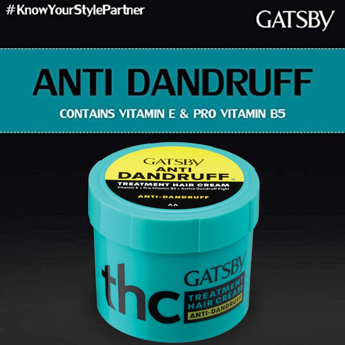Gatsby Anti Dandruff Hair Treatment Cream, 250g
